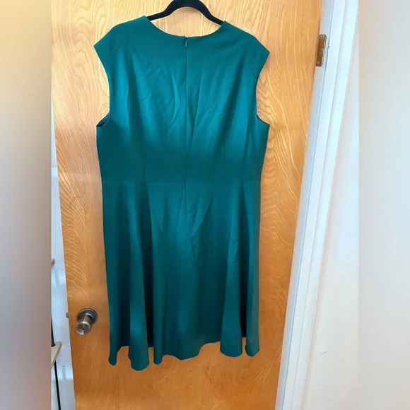 MM Lafleur Emerald Green Midi Dress 2XL - Picture 6 of 6